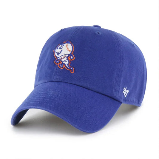 NEW YORK METS COOPERSTOWN '47 CLEAN UP NO LOOP LABEL