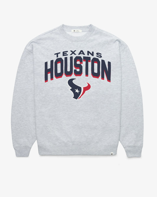 HOUSTON TEXANS CAMPUS ARCH CLOUD '47 OVERSIZED CREW WOMENS