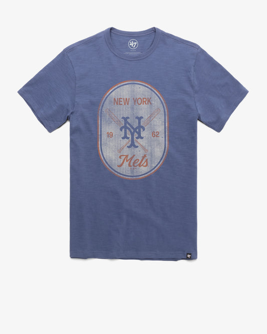 NEW YORK METS COOPERSTOWN CROSS PATCH '47 SCRUM TEE