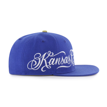KANSAS CITY ROYALS MISTER CARTOON WRAP SCRIPT '47 CAPTAIN