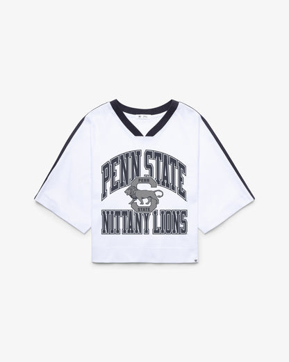 PENN STATE NITTANY LIONS VINTAGE BIG OVERARCH '47 WOMEN'S DROP NEEDLE RAGLAN JERSEY