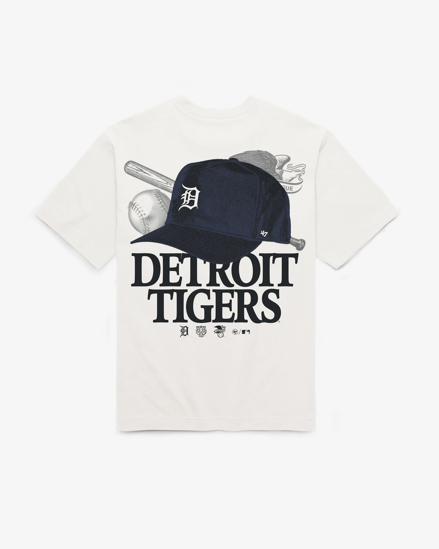 DETROIT TIGERS IN THE PAPER '47 FOUNDATION TEE