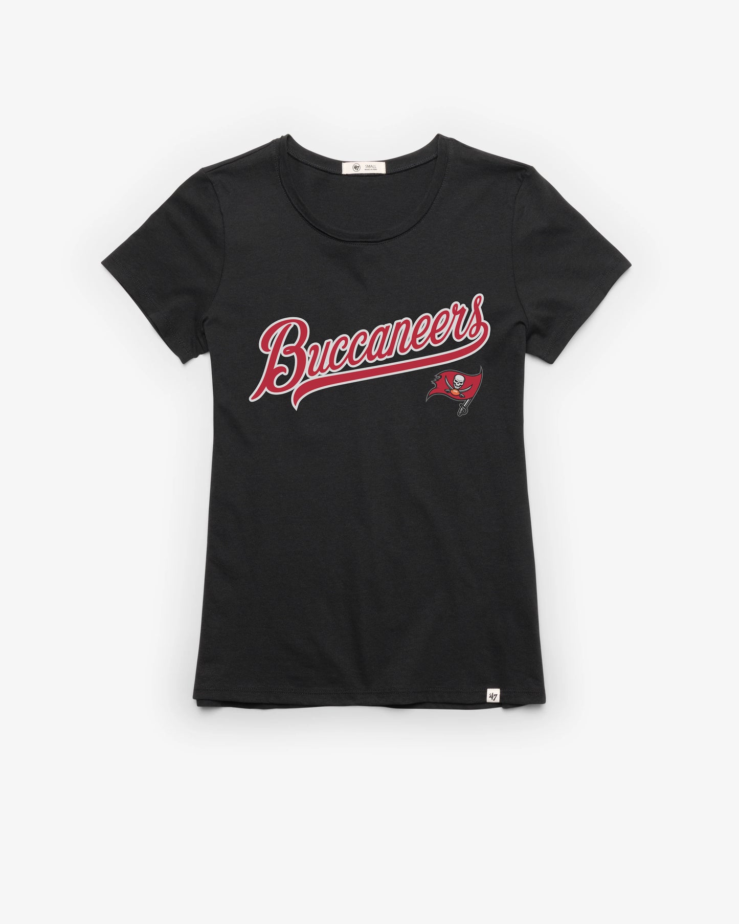TAMPA BAY BUCCANEERS TAIL SWEEP '47 FRANKIE TEE WOMENS