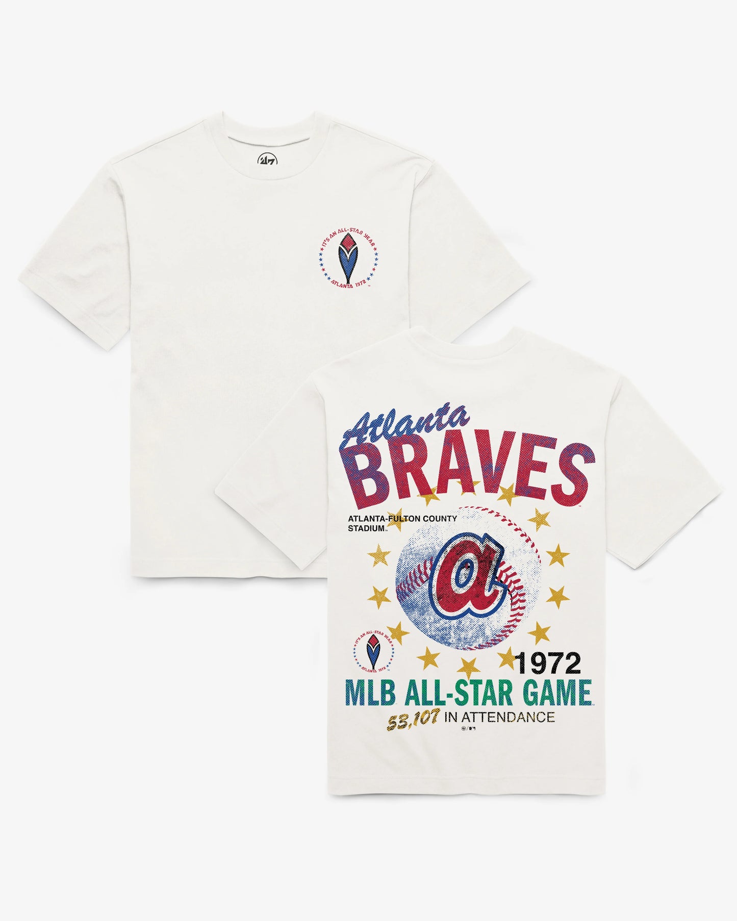 ATLANTA BRAVES COOPERSTOWN ALL STAR GAME '47 FOUNDATION TEE
