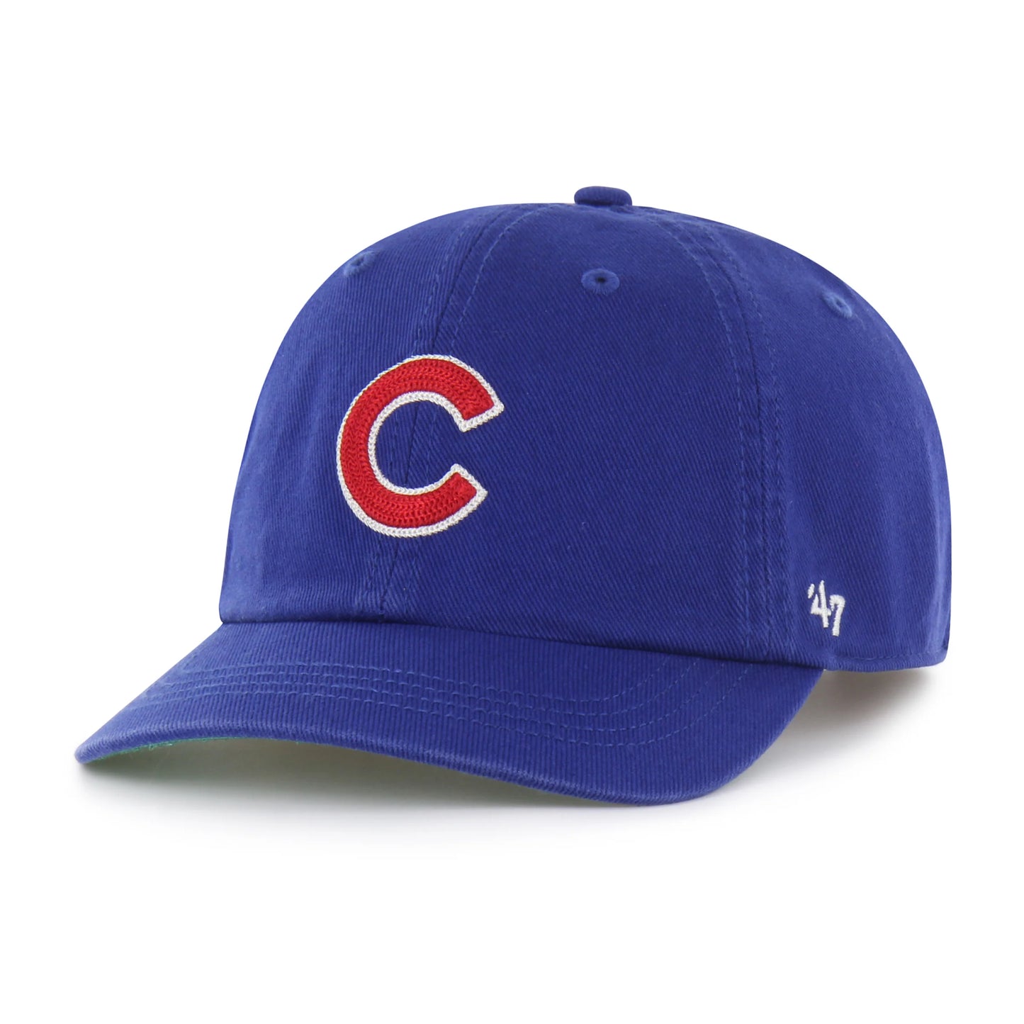 CHICAGO CUBS CHAIN SIDE STITCH '47 CLEAN UP SHORT VISOR