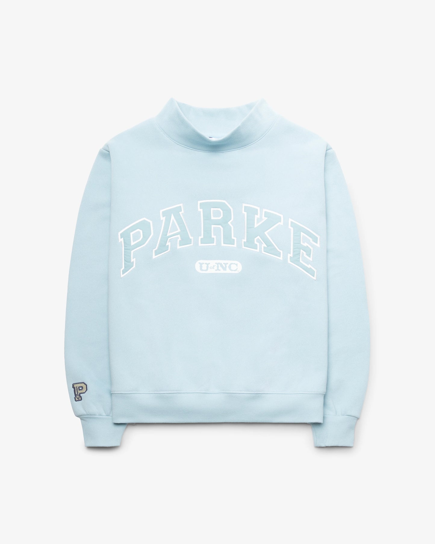 NORTH CAROLINA TAR HEELS UNC PARKE X '47 WOMEN'S MOCKNECK