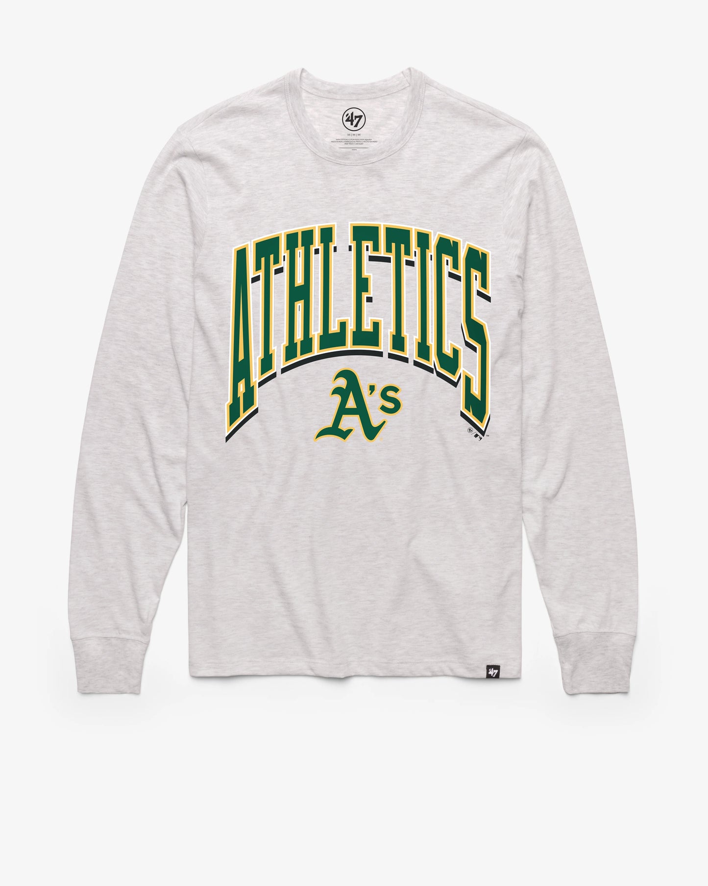 ATHLETICS BASEBALL WALK TALL '47 FRANKLIN LONG SLEEVE TEE