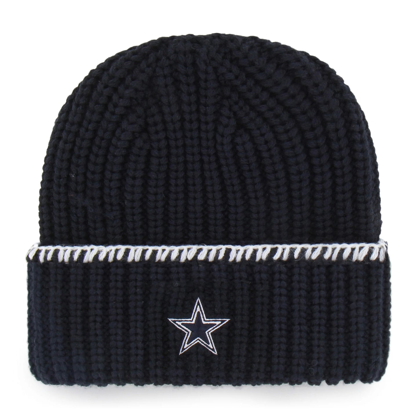 DALLAS COWBOYS BLANKET STITCH 47 CUFF KNIT