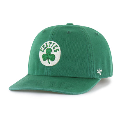 BOSTON CELTICS CHAIN SIDE STITCH '47 CLEAN UP FLAT BRIM