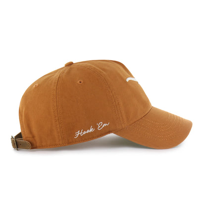 TEXAS LONGHORNS CHAIN SIDE STITCH '47 CLEAN UP PINCH FRONT