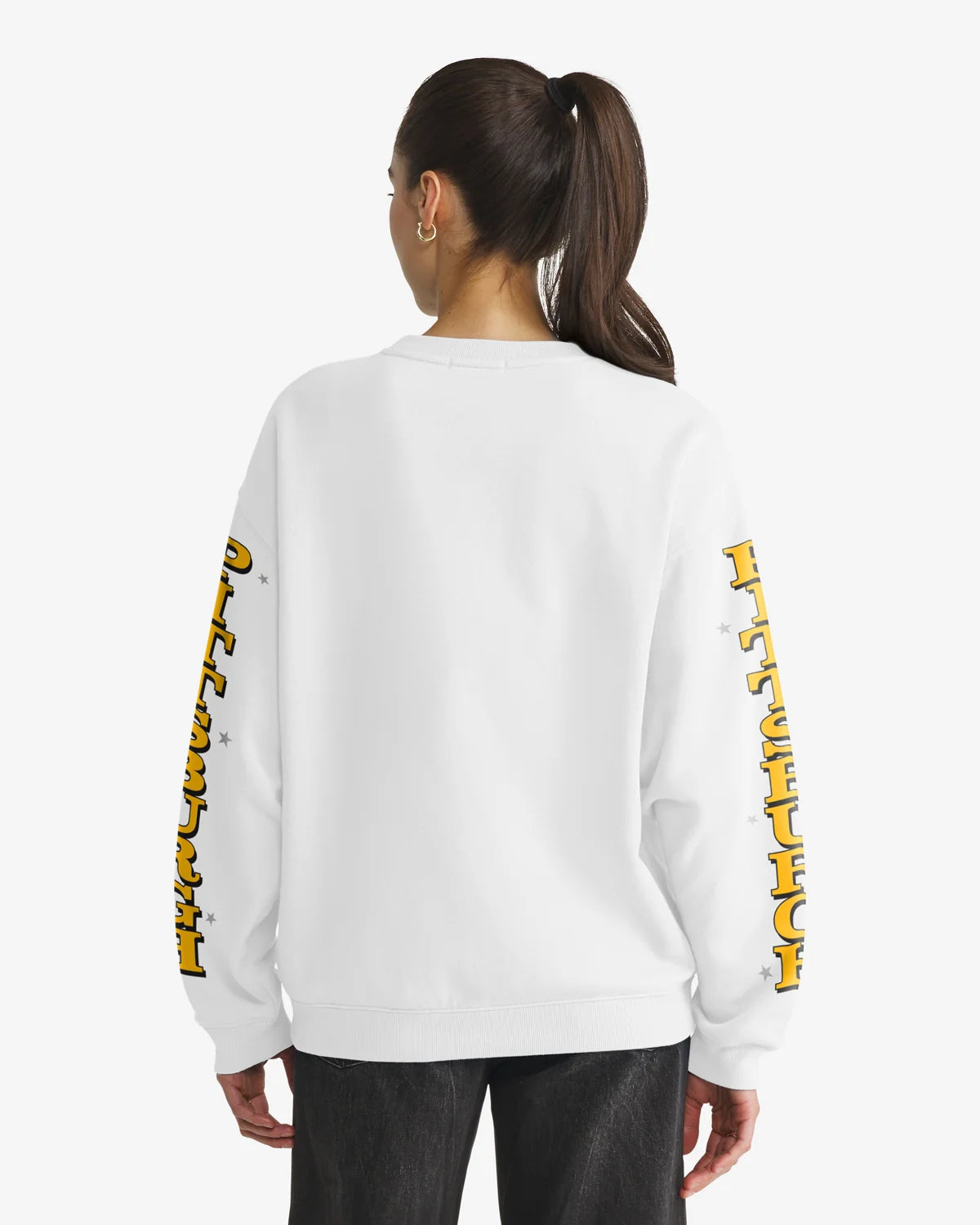 PITTSBURGH STEELERS HISTORIC THUNDEROUS '47 WOMEN'S OVERSIZED CREW