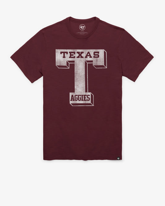 TEXAS A&M AGGIES VINTAGE GRIT '47 SCRUM TEE