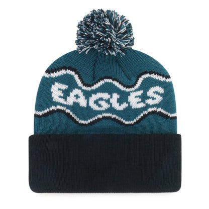 PHILADELPHIA EAGLES SQUIGGLE SCRIPT '47 KID'S CUFF KNIT