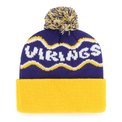 MINNESOTA VIKINGS SQUIGGLE SCRIPT '47 KID'S CUFF KNIT