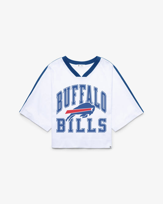 BUFFALO BILLS BIG OVERARCH '47 WOMEN'S DROP NEEDLE RAGLAN JERSEY