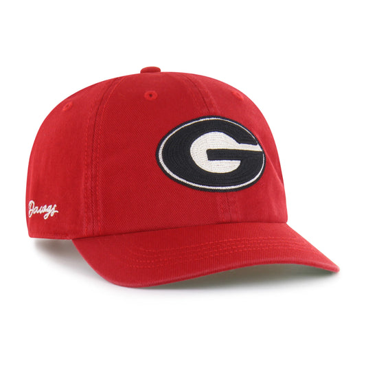 GEORGIA BULLDOGS CHAIN SIDE STITCH '47 CLEAN UP SHORT VISOR