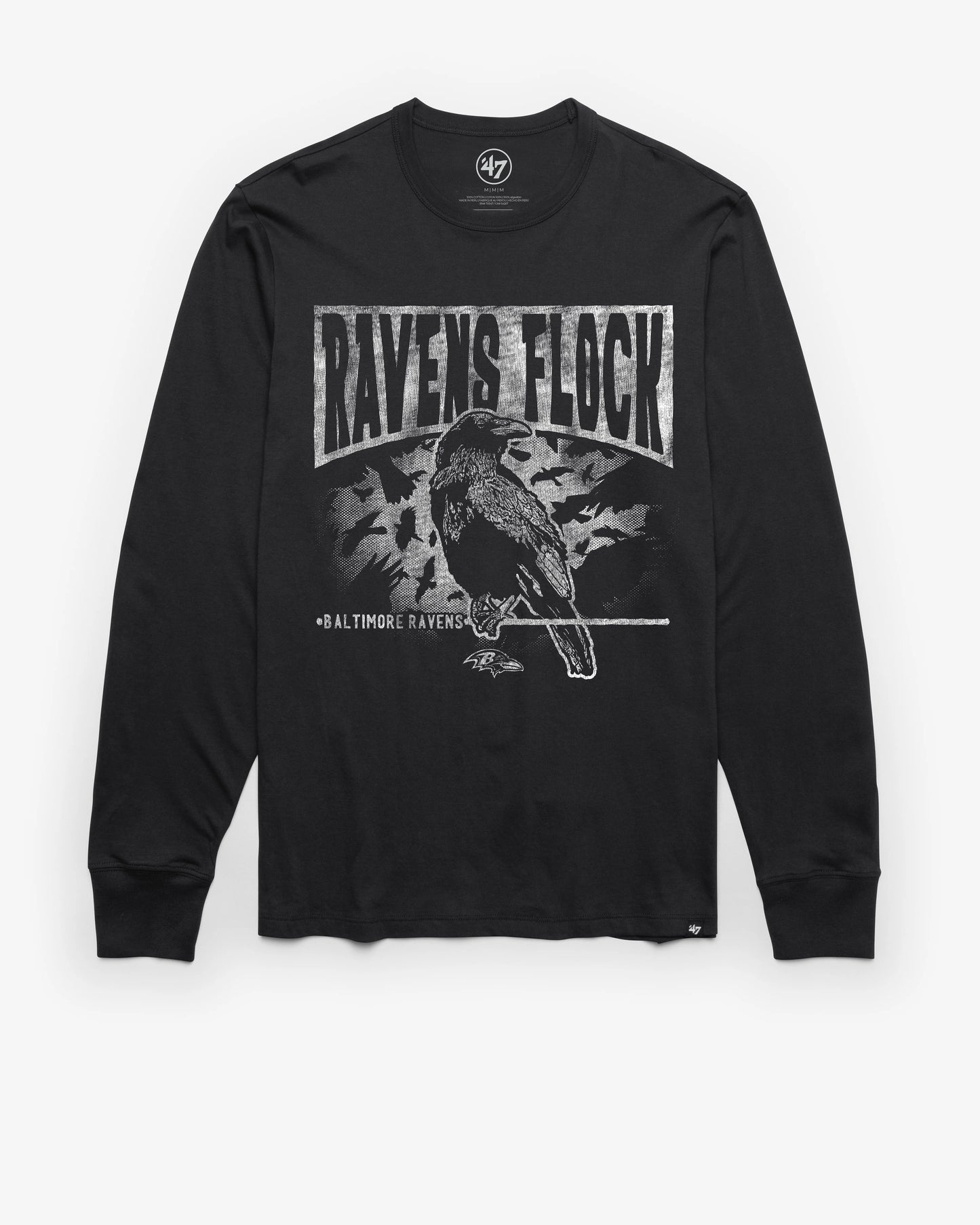 BALTIMORE RAVENS REGIONAL '47 FRANKLIN LONG SLEEVE TEE