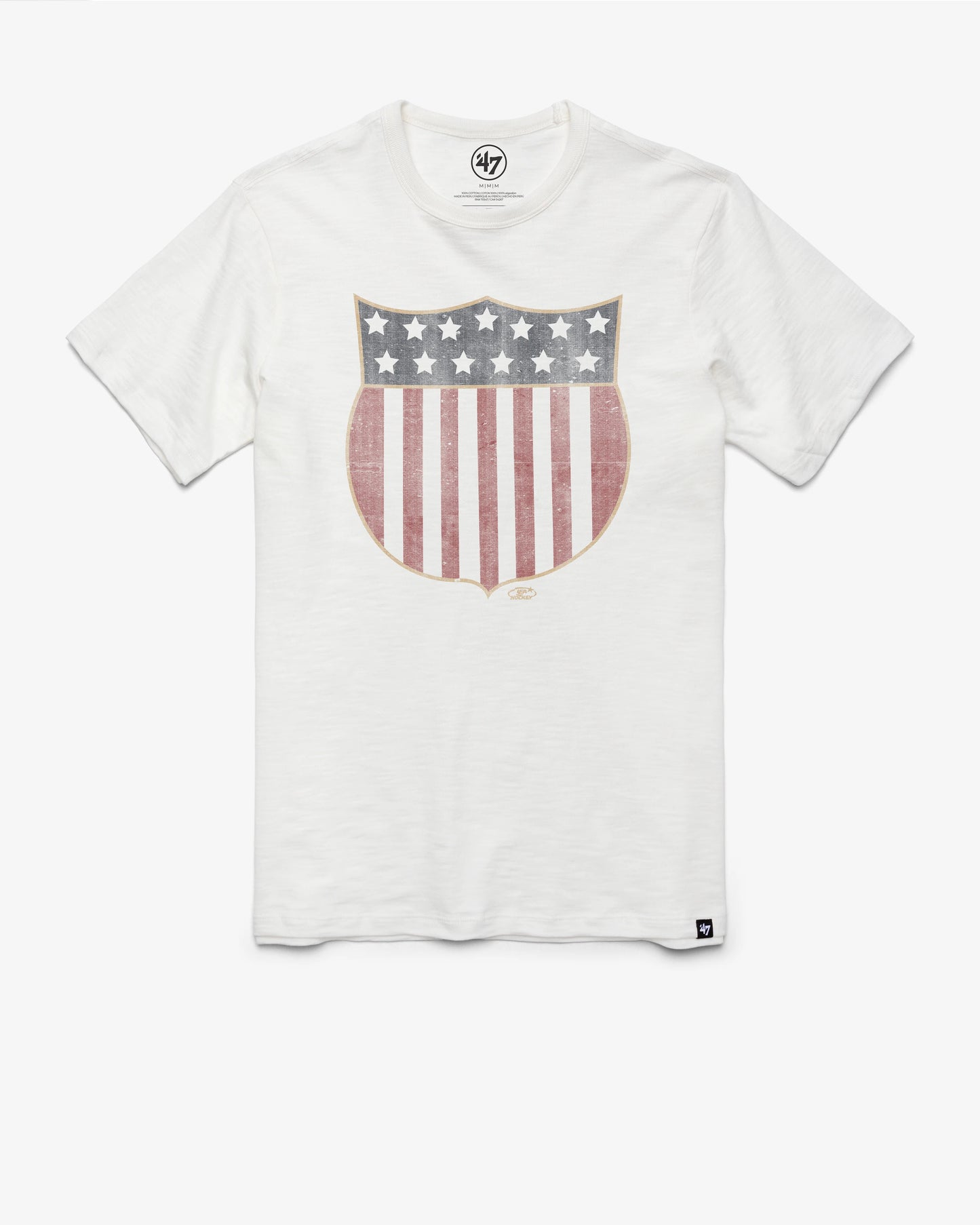 USA HOCKEY VINTAGE SHIELD GRIT '47 SCRUM TEE