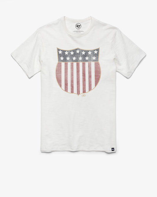 USA HOCKEY VINTAGE SHIELD GRIT '47 SCRUM TEE