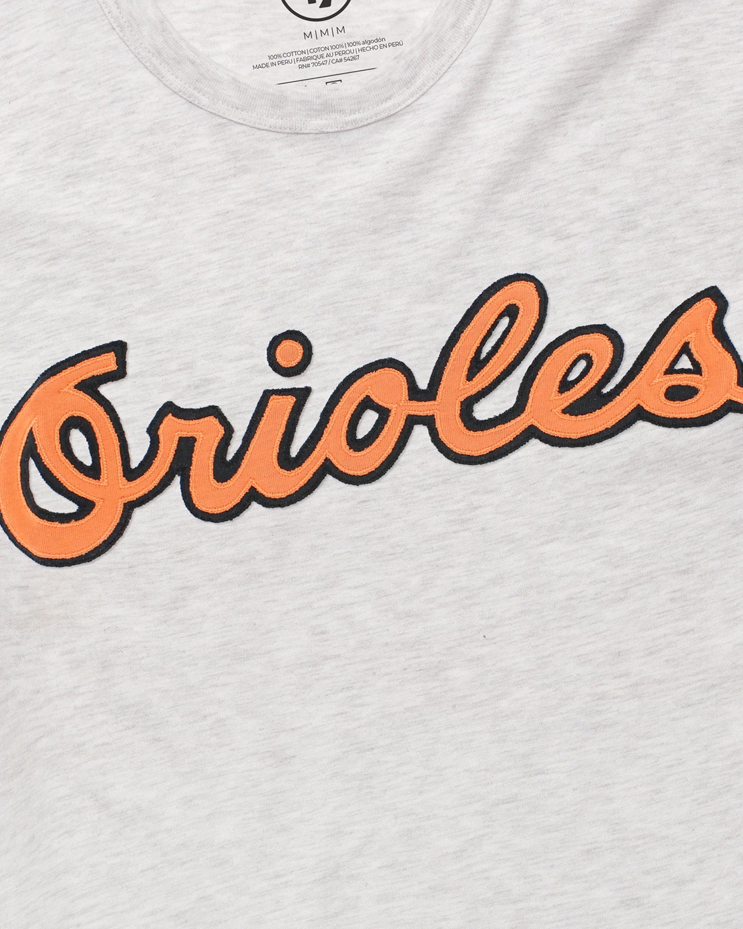 BALTIMORE ORIOLES COOPERSTOWN FRANKLIN '47 FIELDHOUSE TEE