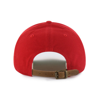 OHIO STATE BUCKEYES CHAIN SIDE STITCH '47 CLEAN UP ROUND VISOR