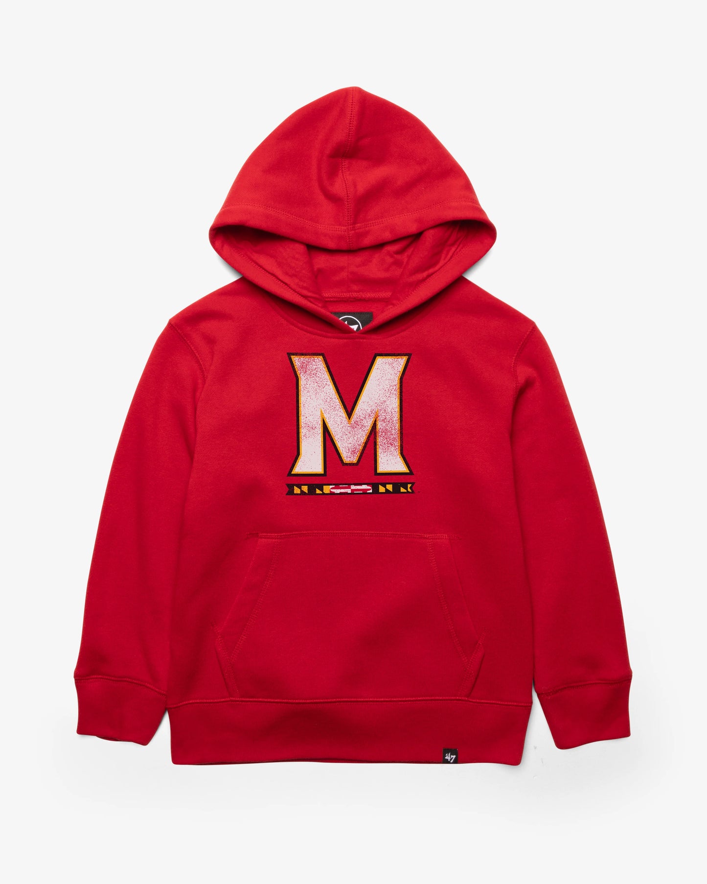 MARYLAND TERRAPINS DISTRESSED IMPRINT '47 KID'S HEADLINE HOOD