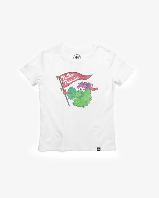 PHILADELPHIA PHILLIES MASCOT PREMIER '47 KID'S FRANKLIN TEE