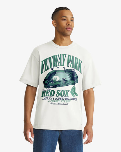 BOSTON RED SOX COOPERSTOWN BLEACHER '47 FOUNDATION TEE