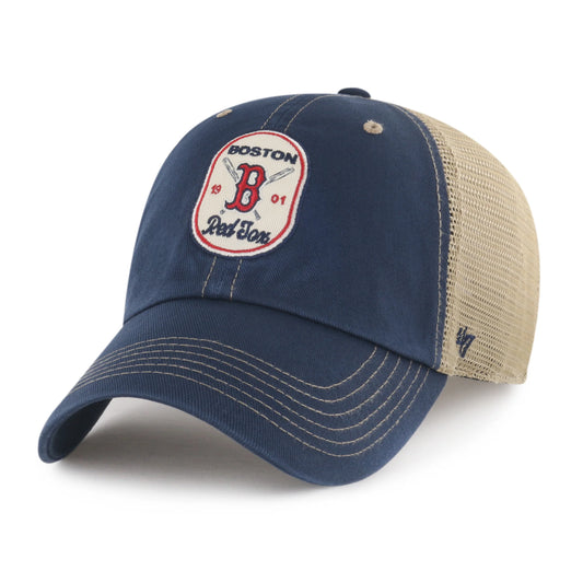 BOSTON RED SOX CROSSPATCH MESH '47 CLEAN UP