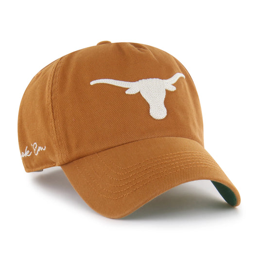 TEXAS LONGHORNS CHAIN SIDE STITCH '47 CLEAN UP PINCH FRONT