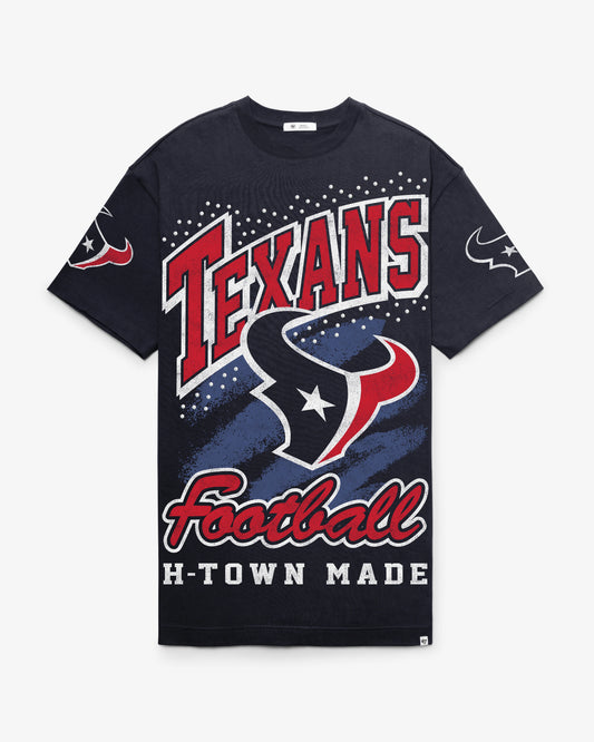 HOUSTON TEXANS GEMSTONE SWASH '47 WOMEN'S T-SHIRT DRESS