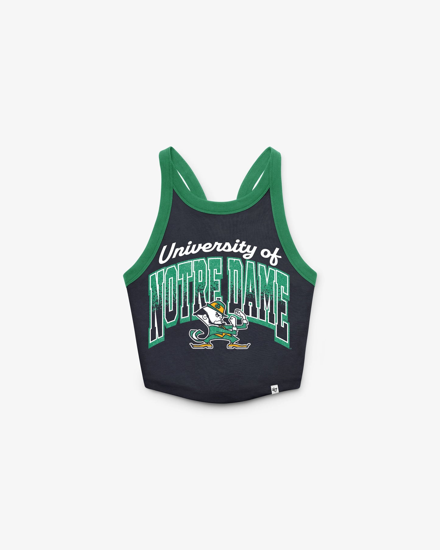 NOTRE DAME FIGHTING IRISH SHIMMER SHADOW '47 WOMEN'S SPORTY TANK