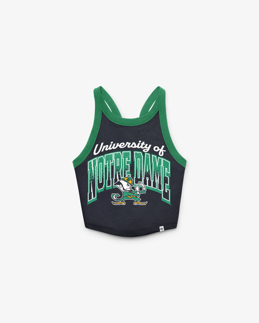 NOTRE DAME FIGHTING IRISH SHIMMER SHADOW '47 WOMEN'S SPORTY TANK
