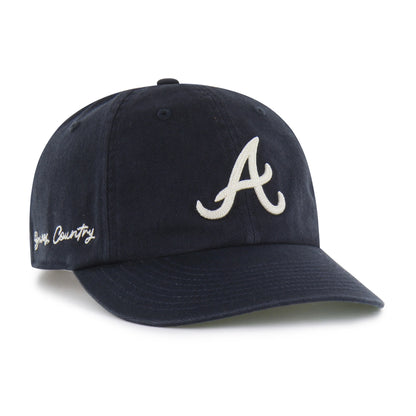 ATLANTA BRAVES CHAIN SIDE STITCH '47 CLEAN UP ROUND VISOR