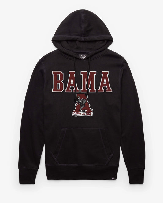ALABAMA CRIMSON TIDE VINTAGE STRAIGHT BLOCK '47 HEADLINE HOOD