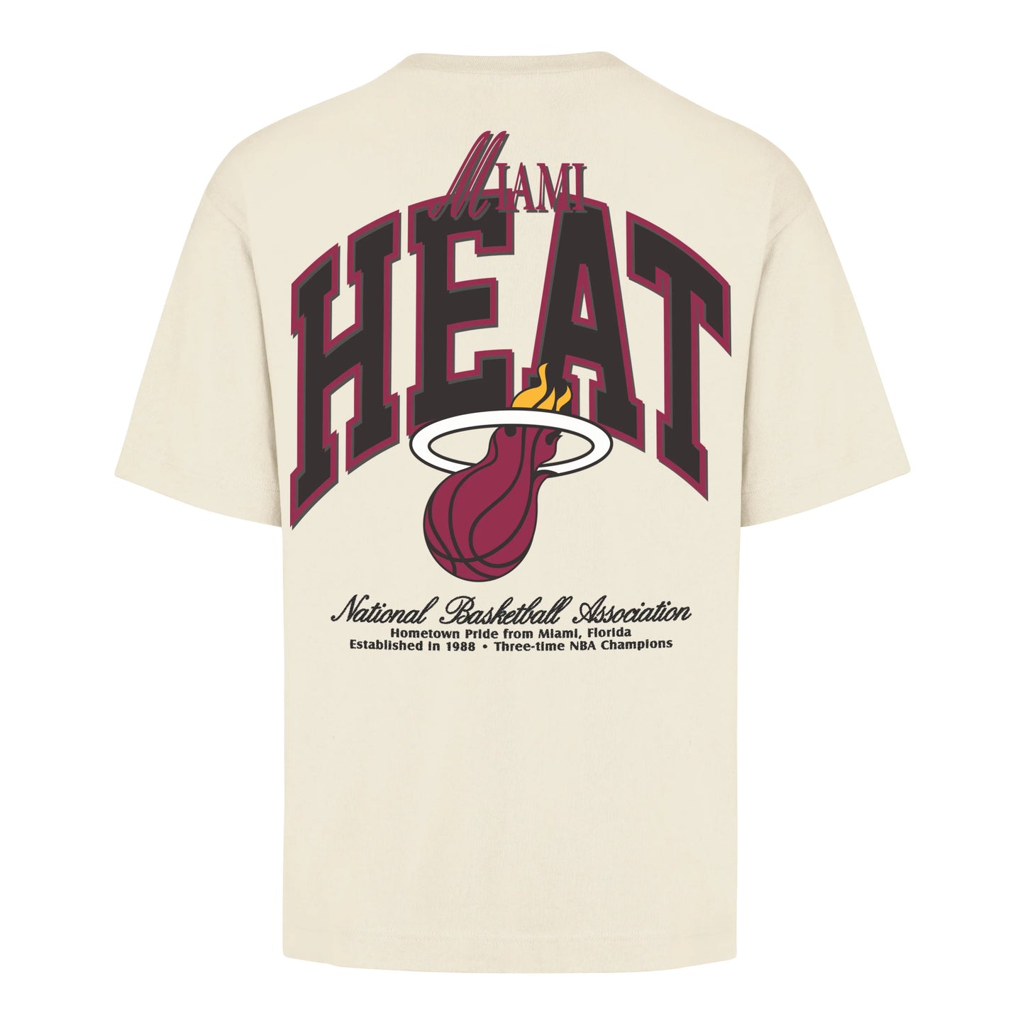 MIAMI HEAT BACK DOOR POCKET '47 FOUNDATION TEE