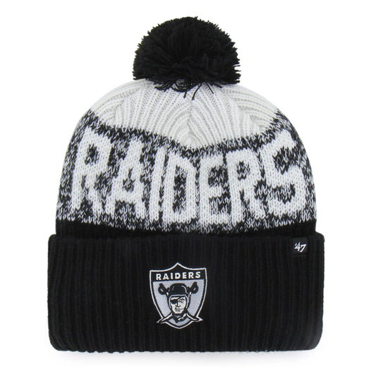 Las Vegas Raiders Historic Bone Chill '47 Cuff Knit