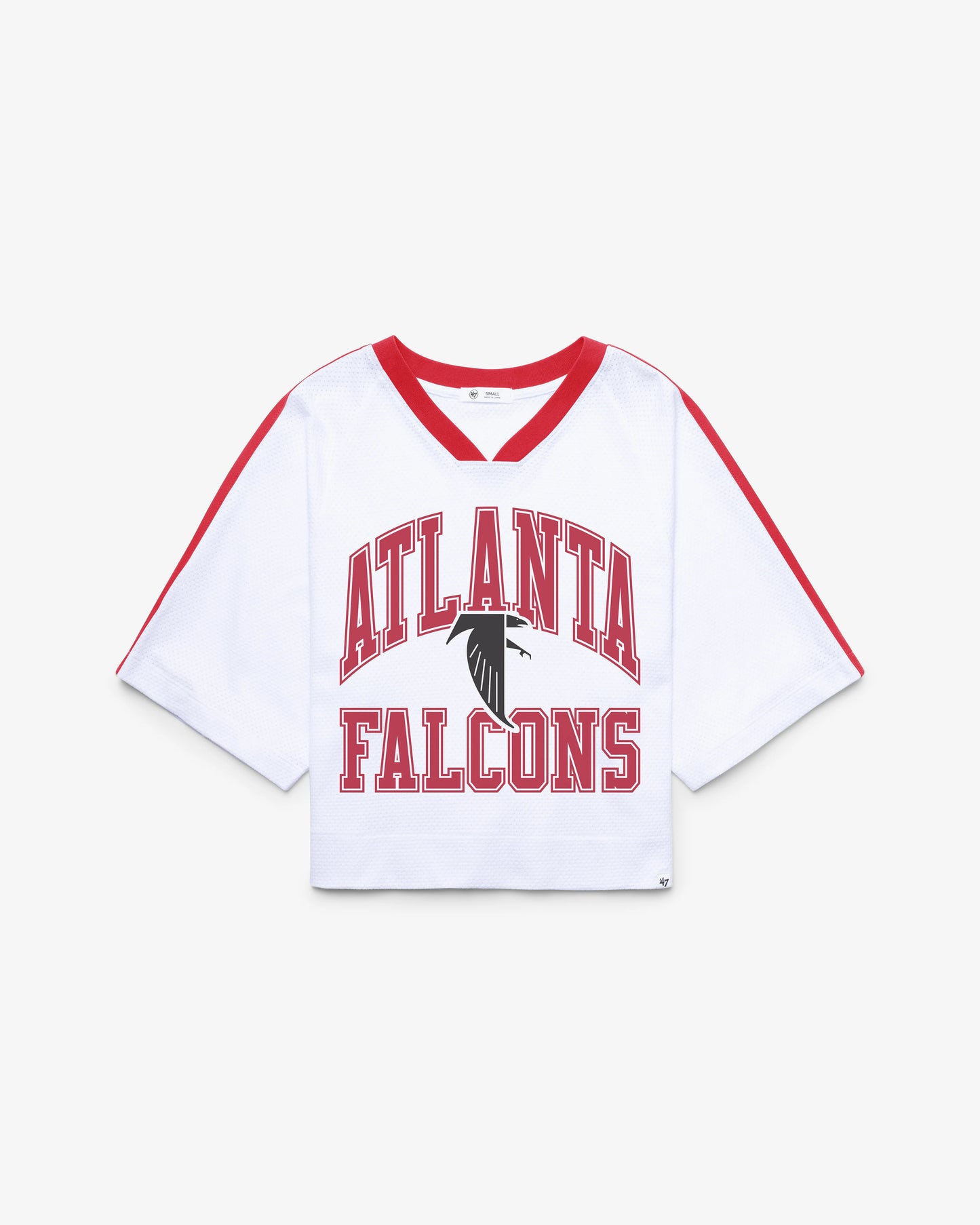 ATLANTA FALCONS HISTORIC BIG OVERARCH '47 WOMEN'S DROP NEEDLE RAGLAN JERSEY
