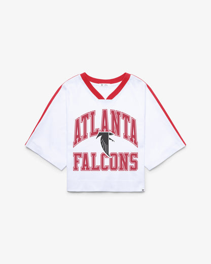 ATLANTA FALCONS HISTORIC BIG OVERARCH '47 WOMEN'S DROP NEEDLE RAGLAN JERSEY