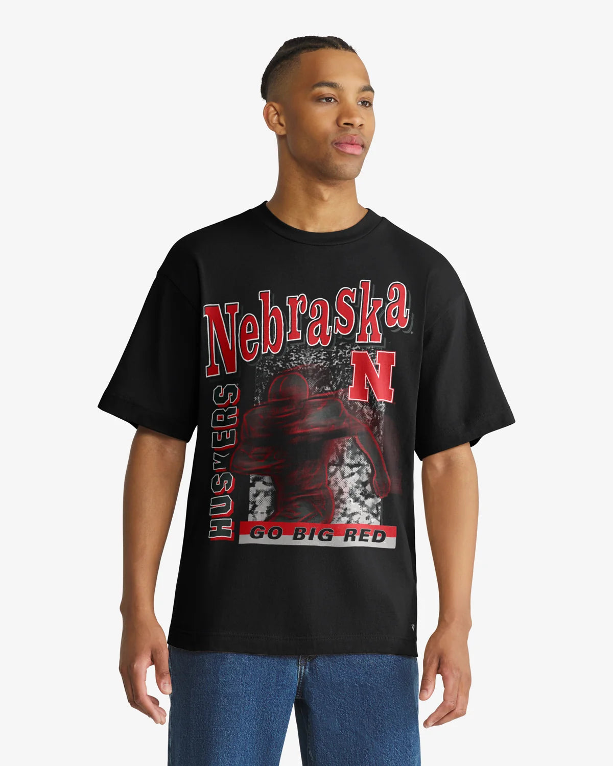 NEBRASKA CORNHUSKERS SPEED BURST '47 FOUNDATION TEE