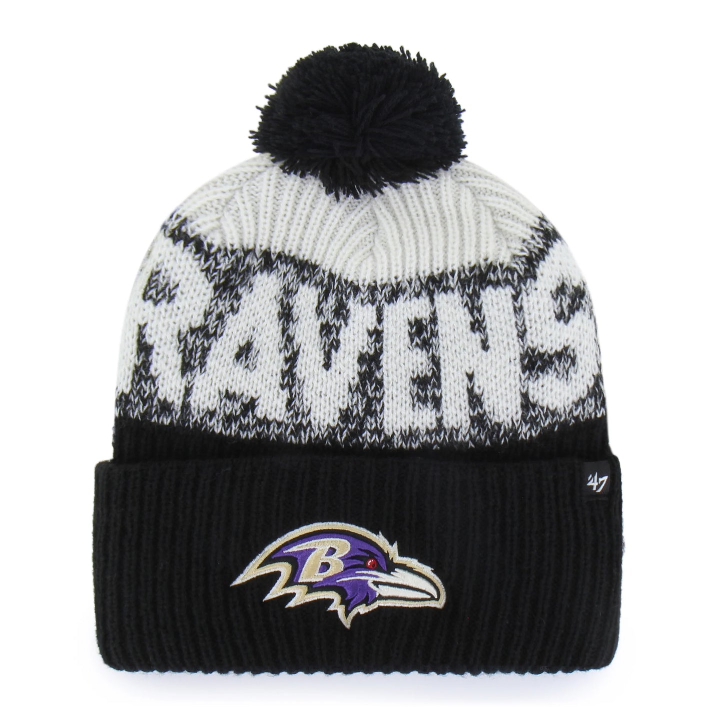 Baltimore Ravens Bone Chill '47 Cuff Knit