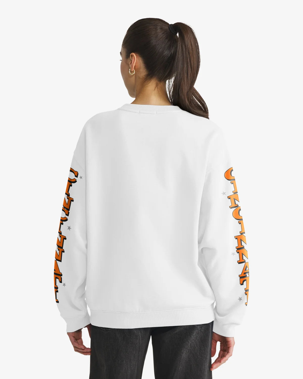 CINCINNATI BENGALS HISTORIC THUNDEROUS '47 WOMEN'S OVERSIZED CREW