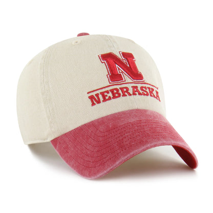 Nebraska Cornhuskers Logo Line Two Tone '47 Clean Up