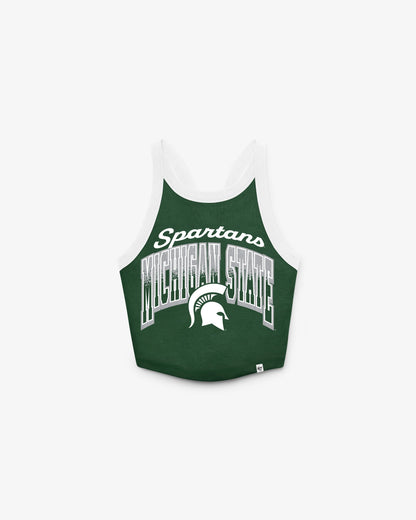MICHIGAN STATE SPARTANS SHIMMER SHADOW '47 WOMEN'S SPORTY TANK
