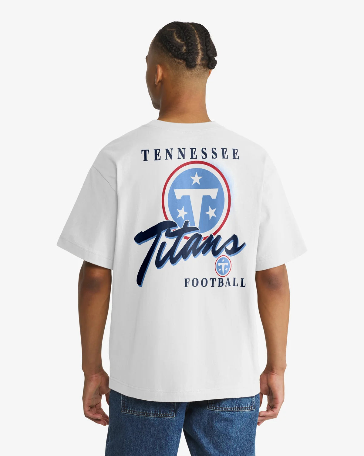 TENNESSEE TITANS BACKER SCRIPT ILLUSTRATED '47 FOUNDATION TEE