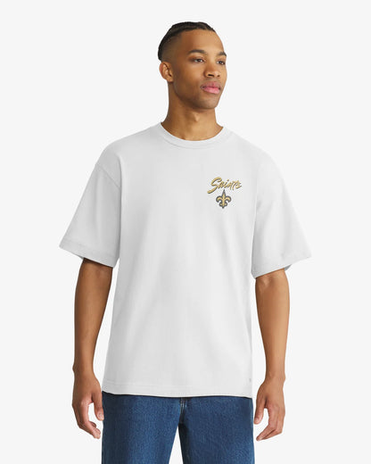 NEW ORLEANS SAINTS BACKER SCRIPT ILLUSTRATED '47 FOUNDATION TEE