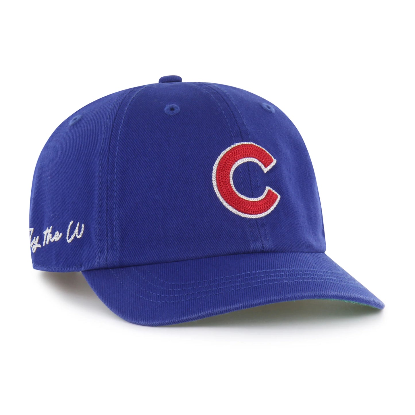 CHICAGO CUBS CHAIN SIDE STITCH '47 CLEAN UP SHORT VISOR