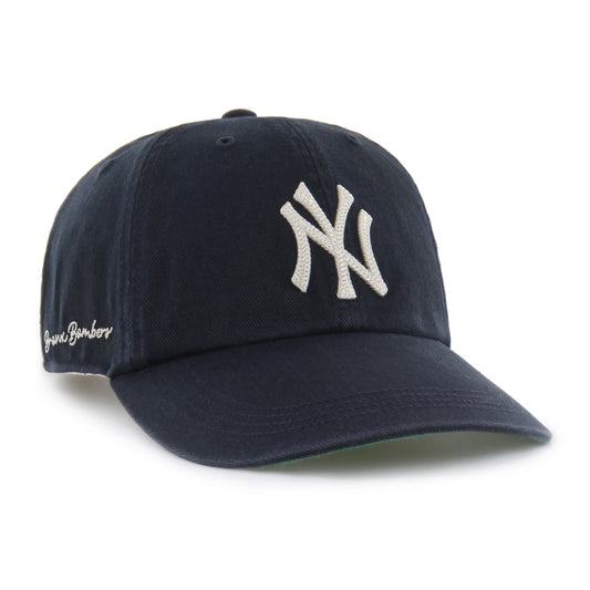 NEW YORK YANKEES CHAIN SIDE STITCH '47 CLEAN UP LONG VISOR