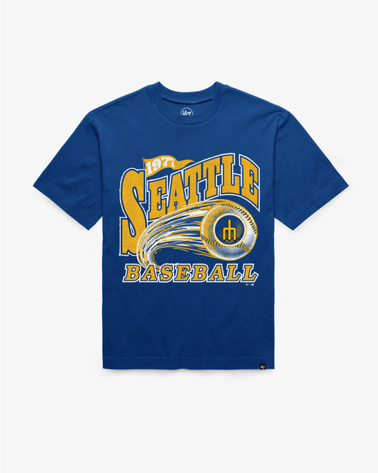 SEATTLE MARINERS CITY CONNECT GAME WORN CURVE '47 FOUNDATION TEE