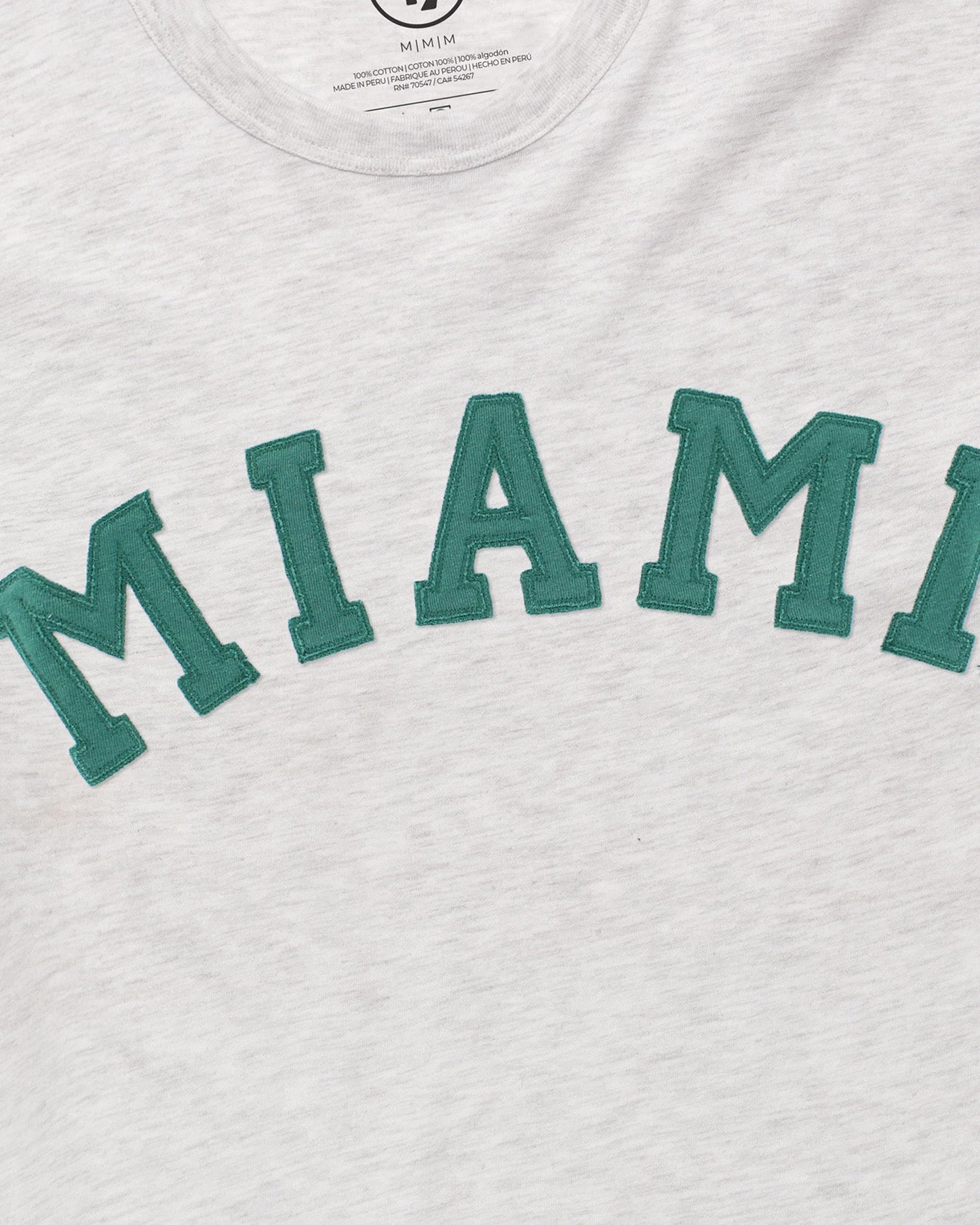 MIAMI HURRICANES VINTAGE '47 FRANKLIN FIELDHOUSE TEE